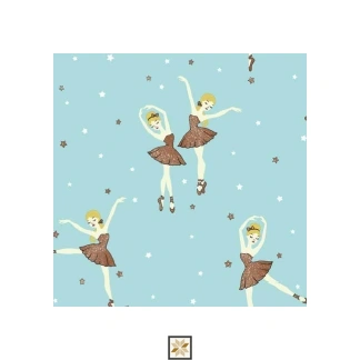 Blue Abstract Non Woven Kids Dream Wallpaper (533.4 inches width) : WP-26713