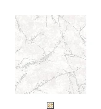 White Marble Wallpaper (1066.8 inches width) : WP-27067-F