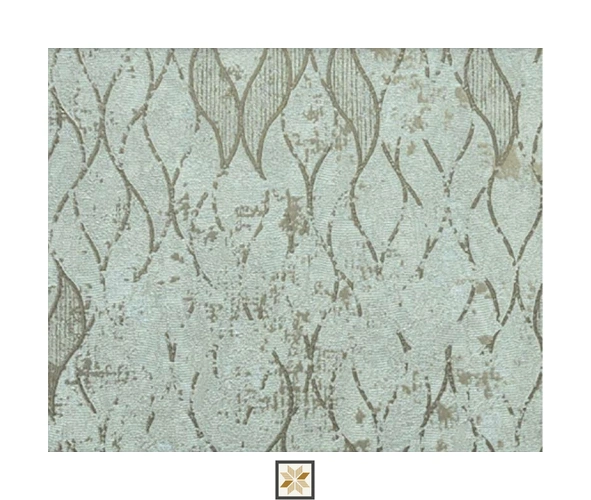 White Pattern Wallpaper (533.4 inches width) : WP-26964-C