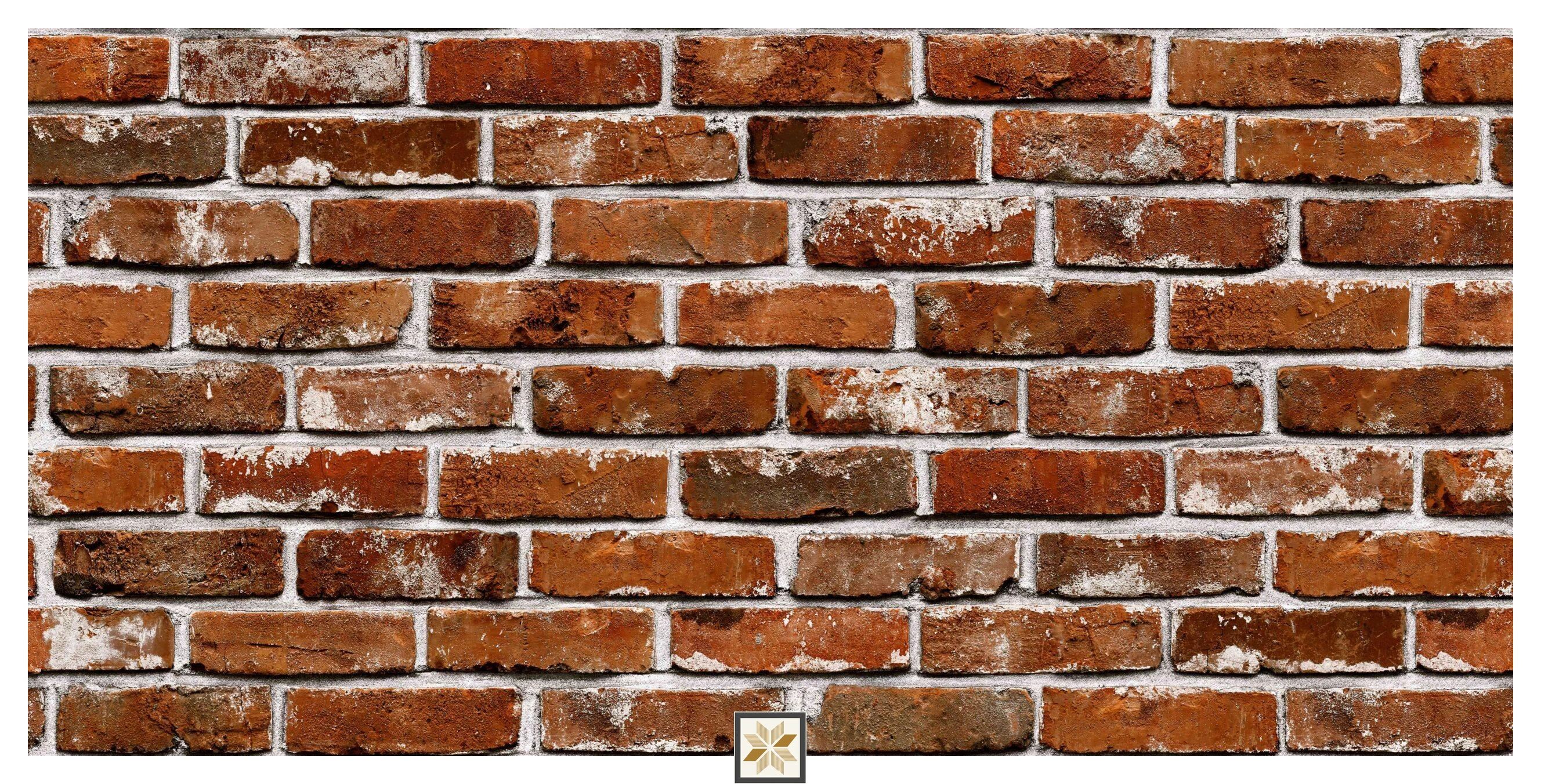 Brown Brickwork Wallpaper (1066.8 inches width) : WP-27074-B