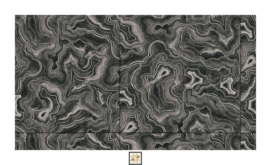 Grey Pattern Non Woven Sequence Wallpaper (1066.8 inches width) : WP-27485