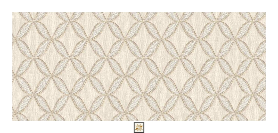 Cream Pattern Wallpaper (1066.8 inches width) : WP-27731-D