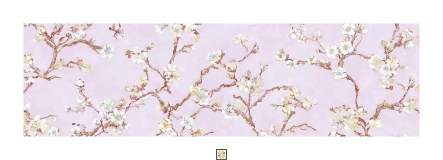 Pink Flower Wallpaper (1066.8 inches width) : WP-27680-F