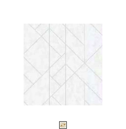 White Shapes Wallpaper (533.4 inches width) : WP-27751-K