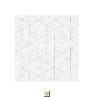 White Shapes Wallpaper (533.4 inches width) : WP-27724-F