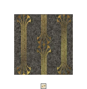 Black Pattern Wallpaper (533.4 inches width) : WP-27681