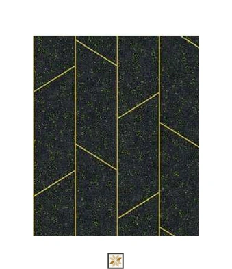 Black Shapes Wallpaper (533.4 inches width) : WP-27714-C
