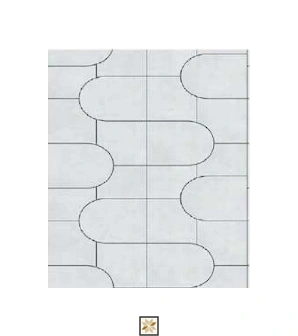 Grey Pattern Wallpaper (533.4 inches width) : WP-27736-F