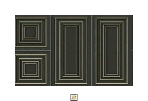 Black 3D Wallpaper (1066.8 inches width) : WP-27761