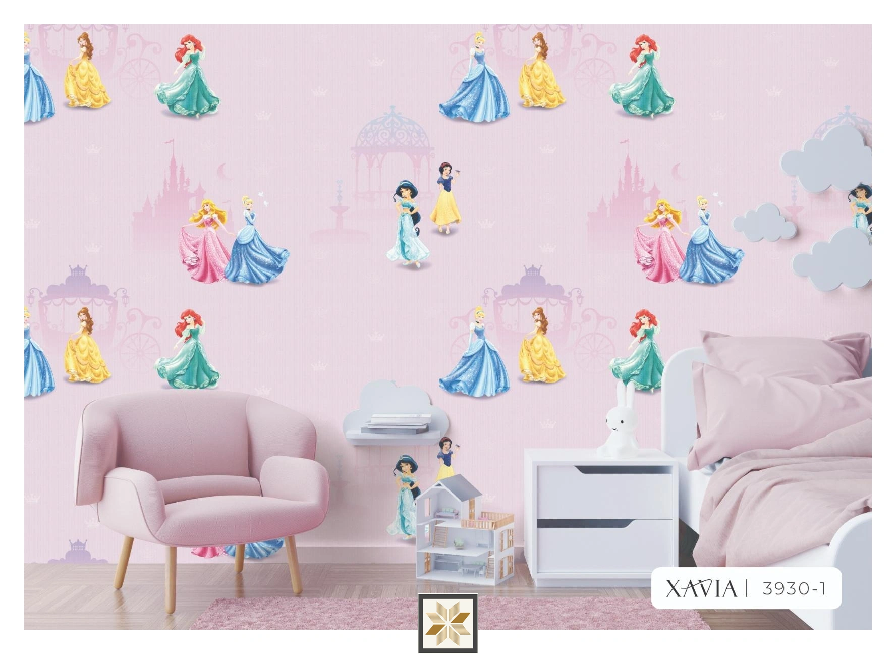 Pink Abstract Wallpaper (1066.8 inches width) : WP-27800