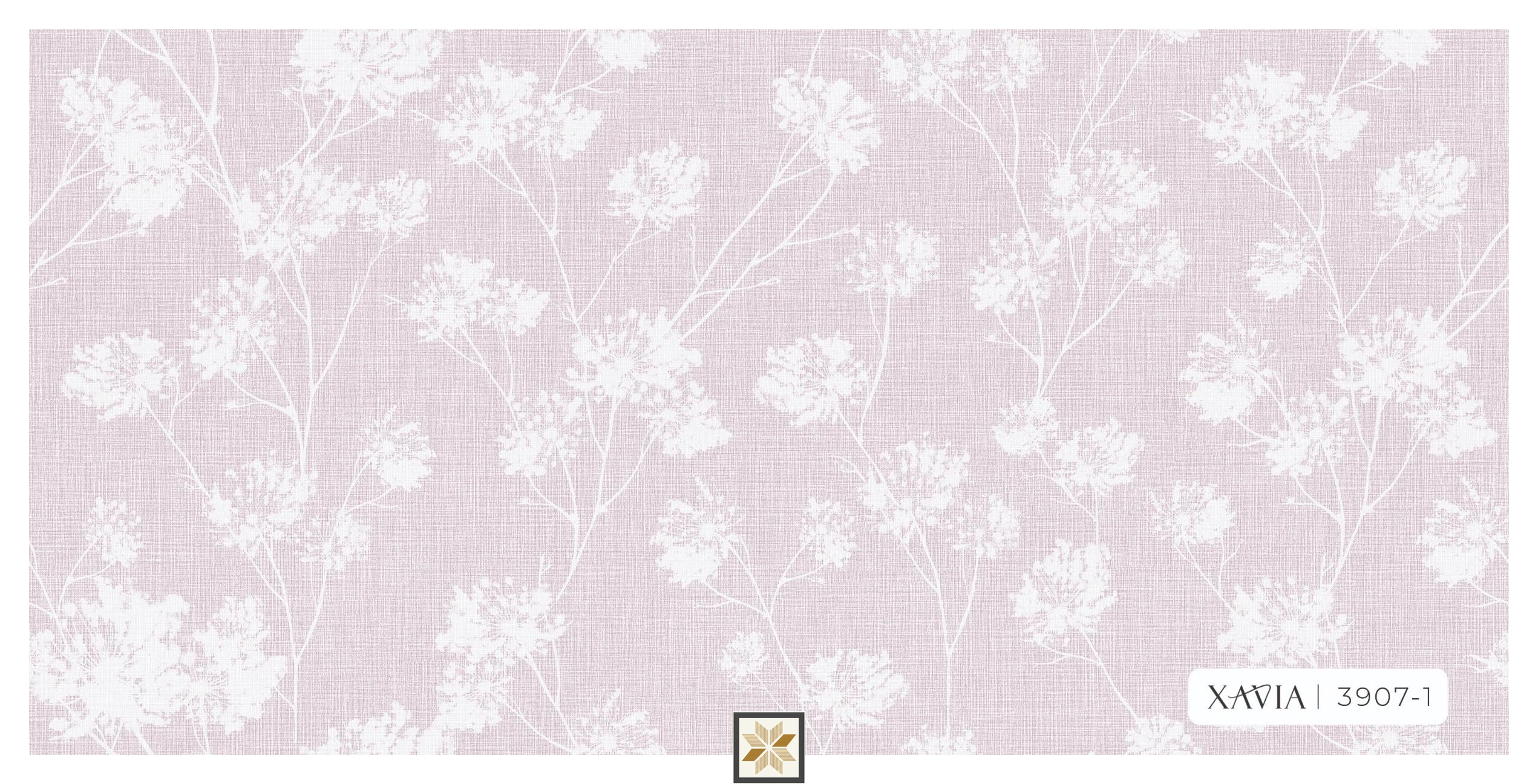 Pink Flower Wallpaper (1066.8 inches width) : WP-27849-E