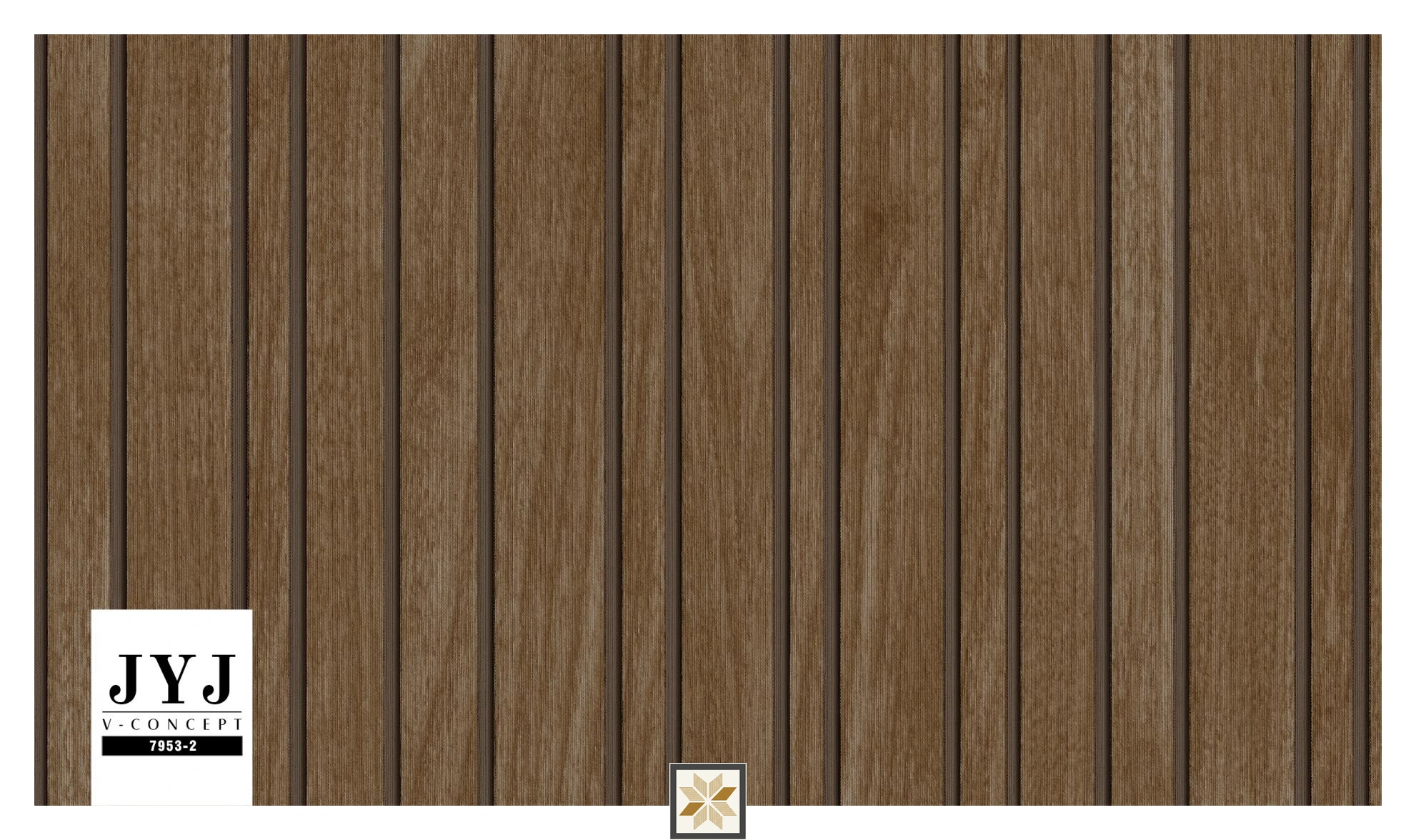 Brown Woodgrain Wallpaper (1066.8 inches width) : WP-28161-C