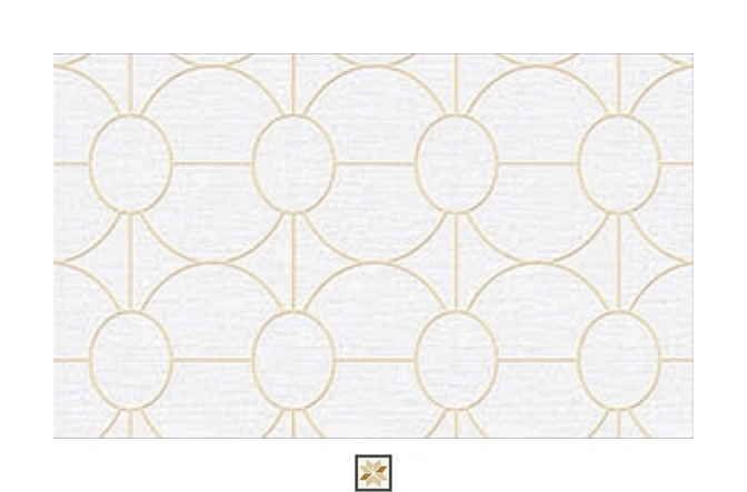 White Pattern Wallpaper (1066.8 inches width) : WP-27910