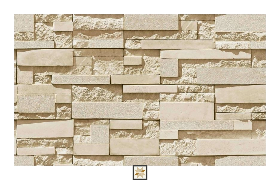 Cream Brickwork Non Woven Wallpaper (1066.8 inches width) : WP-28020