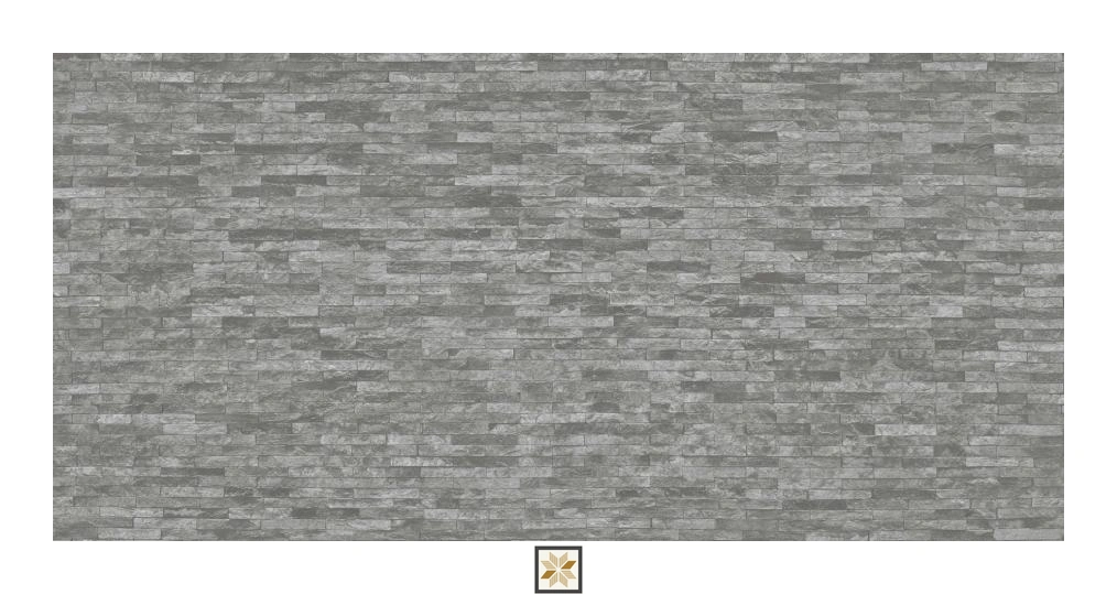 Grey Natural Stone Non Woven Wallpaper (1066.8 inches width) : WP-28094