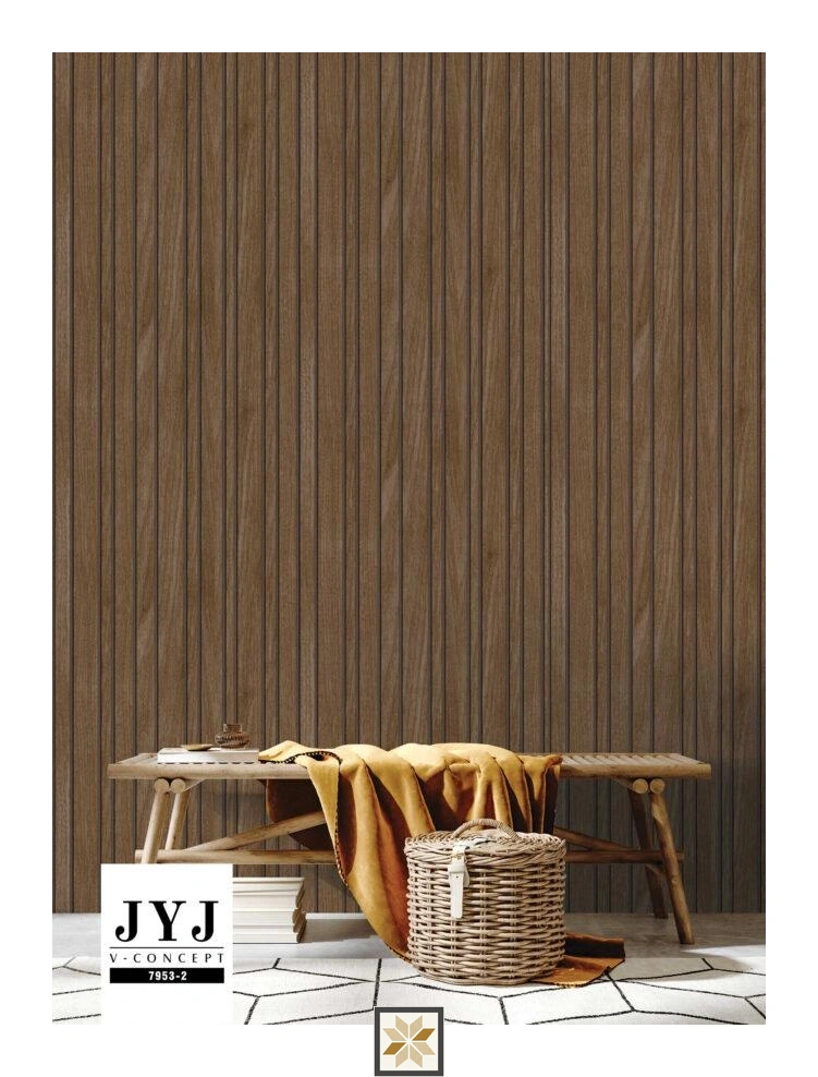 Brown Woodgrain Wallpaper (1066.8 inches width) : WP-28161-B