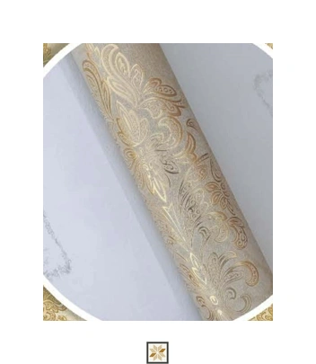 Gold Royal Non Woven Enrich Wallpaper (533.4 inches width) : WP-28171