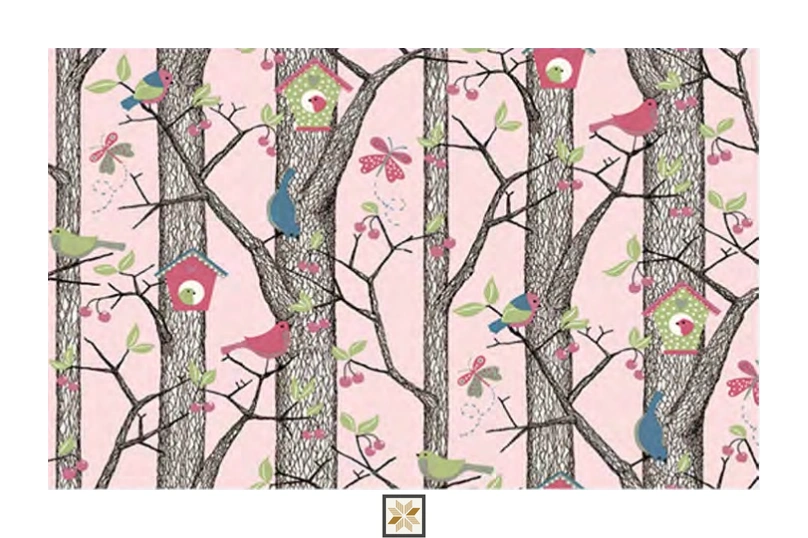 Pink Woodgrain Wallpaper (530 inches width) : WP-28266-F