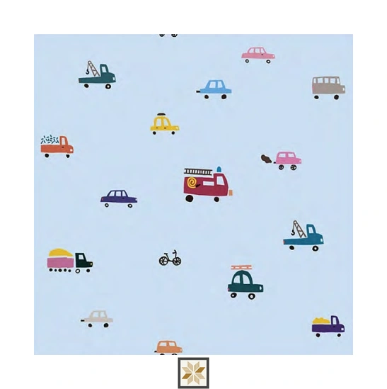 Grey Pattern Wallpaper (530 inches width) : WP-28255-D