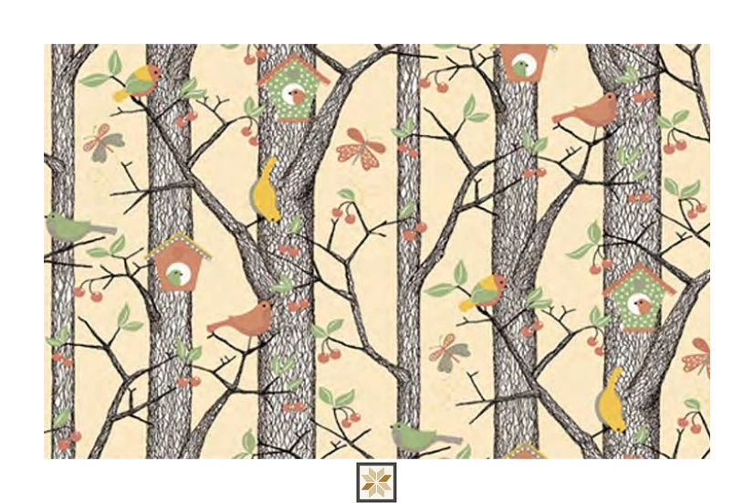 Yellow Woodgrain Wallpaper (530 inches width) : WP-28266-H