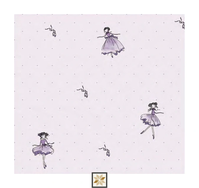 Purple Pattern Wallpaper (530 inches width) : WP-28269-D