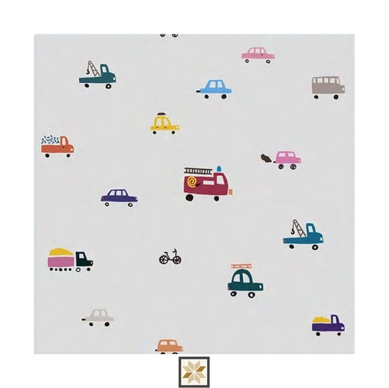 Purple Pattern Wallpaper (530 inches width) : WP-28255-E