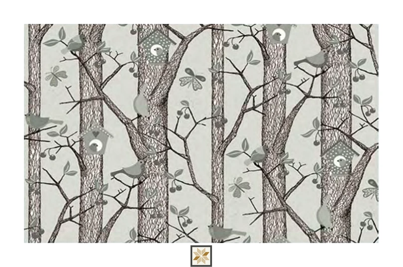 Grey Woodgrain Wallpaper (530 inches width) : WP-28266-E