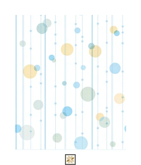 White Pattern Wallpaper (530 inches width) : WP-28267-D