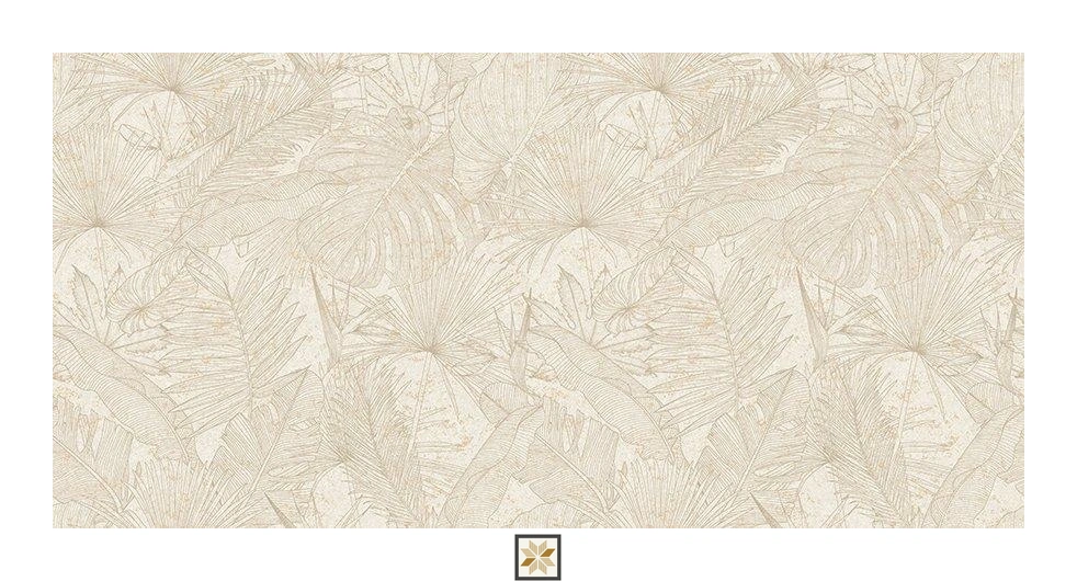 Brown Flower Wallpaper (1066.8 inches width) : WP-28389-B