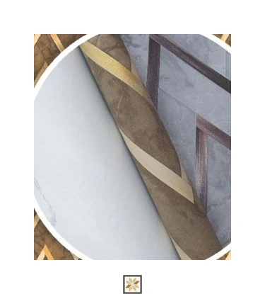 Gold Pattern Non Woven Enrich Wallpaper (533.4 inches width) : WP-28289