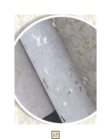 White Pattern Non Woven Enrich Wallpaper (533.4 inches width) : WP-28291