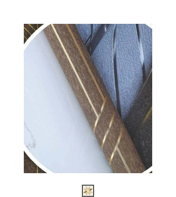 Brown Pattern Non Woven Enrich Wallpaper (533.4 inches width) : WP-28298