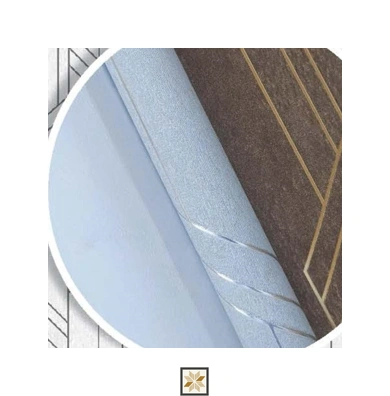 White Pattern Non Woven Enrich Wallpaper (533.4 inches width) : WP-28305