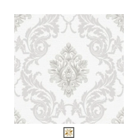 White Royal Wallpaper (1066.8 inches width) : WP-28640-D