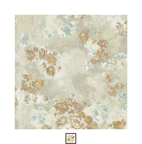 Cream Flower Wallpaper (533.4 inches width) : WP-28394-B
