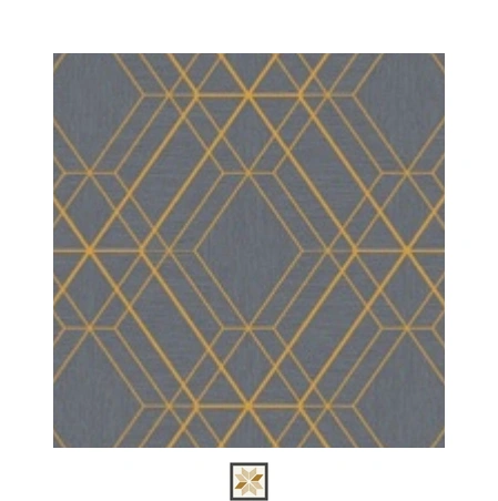 Blue Shapes Wallpaper (1066.8 inches width) : WP-28384-B