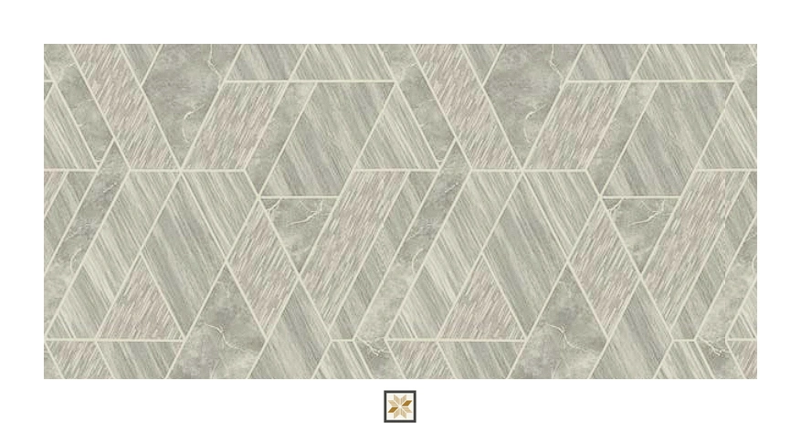 Grey Shapes Wallpaper (533.4 inches width) : WP-28445-C