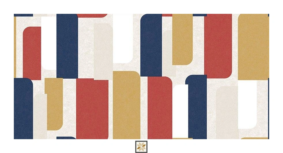 Multi Colour Abstract Wallpaper (1066.8 inches width) : WP-28454-C