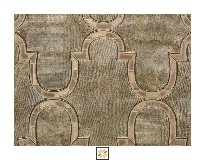 Brown Pattern Wallpaper (1066.8 inches width) : WP-28802-C