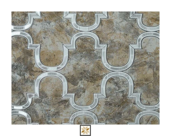 Brown Pattern Wallpaper (1066.8 inches width) : WP-28802-B