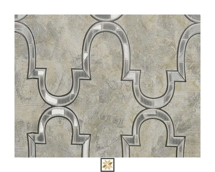 Cream Pattern Wallpaper (1066.8 inches width) : WP-28802-F