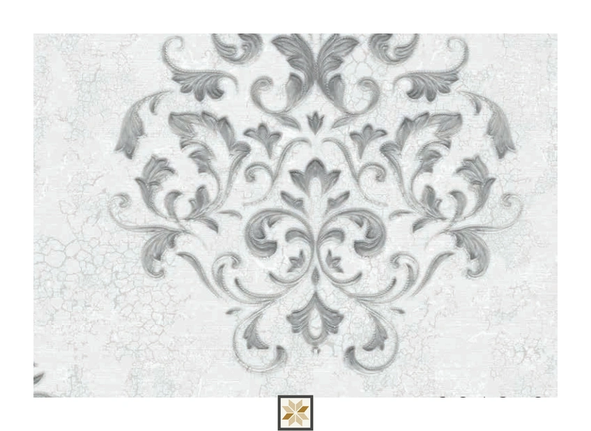 White Royal Wallpaper (1066.8 inches width) : WP-28842-F