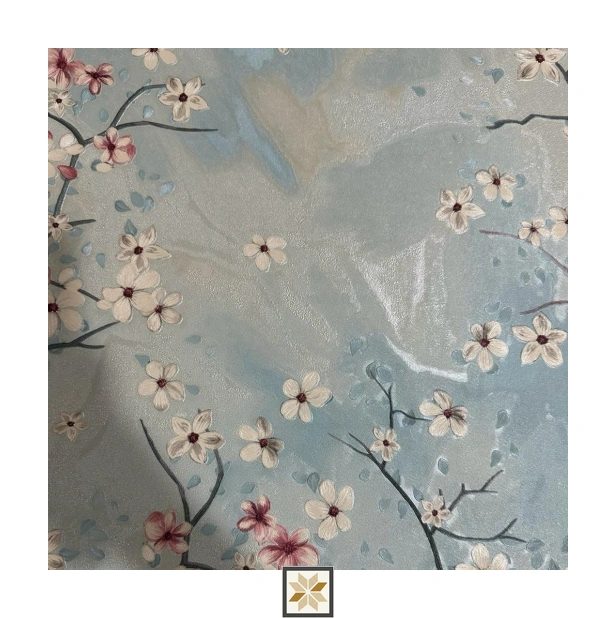 Blue Flower Wallpaper (533.4 inches width) : WP-28865