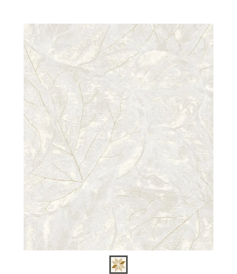 White Flower PVC(Vinyl) Wallpaper (533.4 inches width) : WP-29127-E