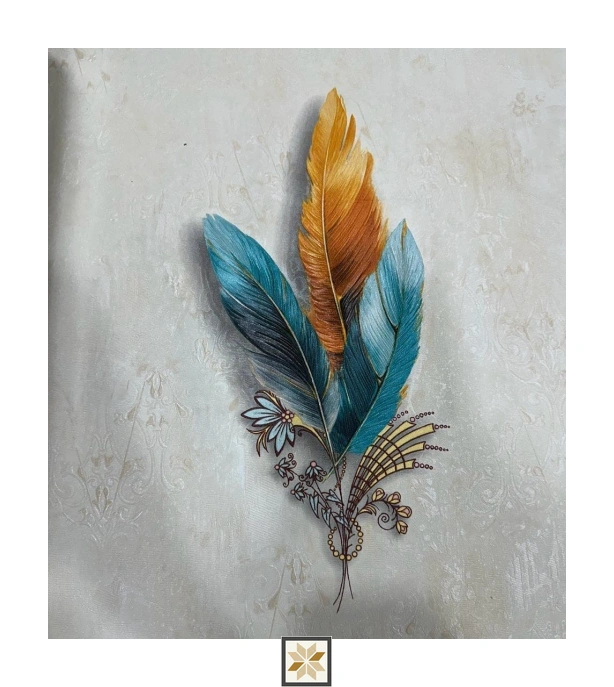 Blue Flower Wallpaper (533.4 inches width) : WP-28981