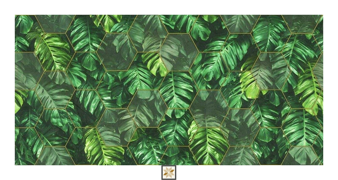 Green Nature PVC(Vinyl) Wallpaper (1066.8 inches width) : WP-34180-B