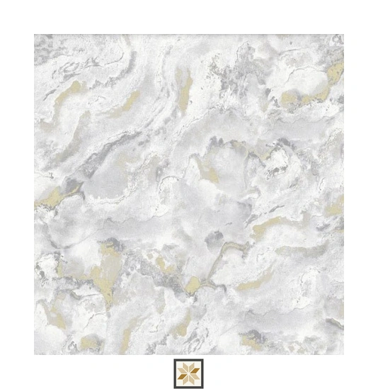 Grey Marble Wallpaper (533.4 inches width) : WP-29004-C