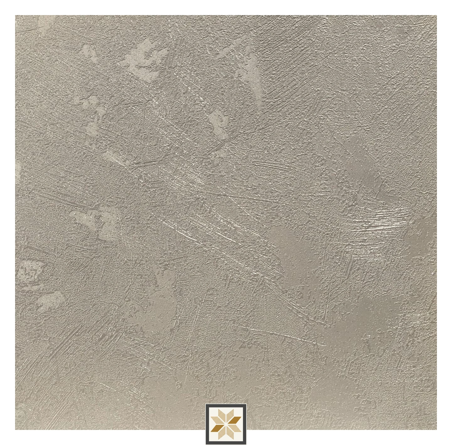 White Textured Wallpaper (533.4 inches width) : WP-34543-E