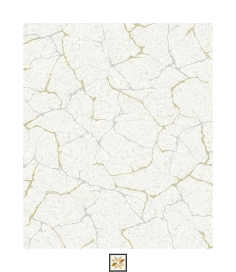 White Textured PVC(Vinyl) Wallpaper (533.4 inches width) : WP-29208-B