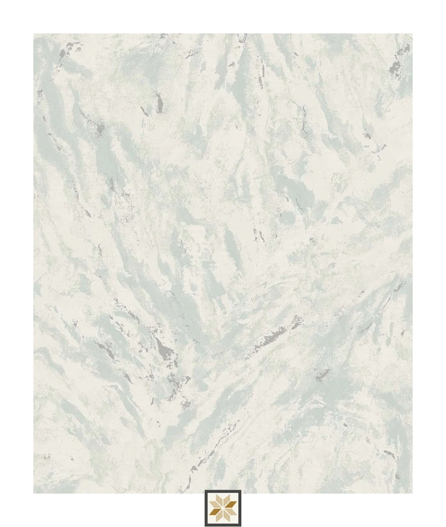 Grey Marble PVC(Vinyl) Wallpaper (533.4 inches width) : WP-29218-D